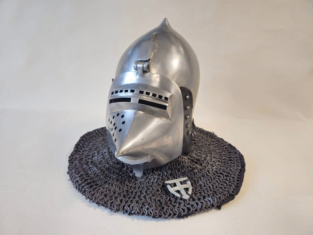 Klapvisor Bascinet – 14th Century