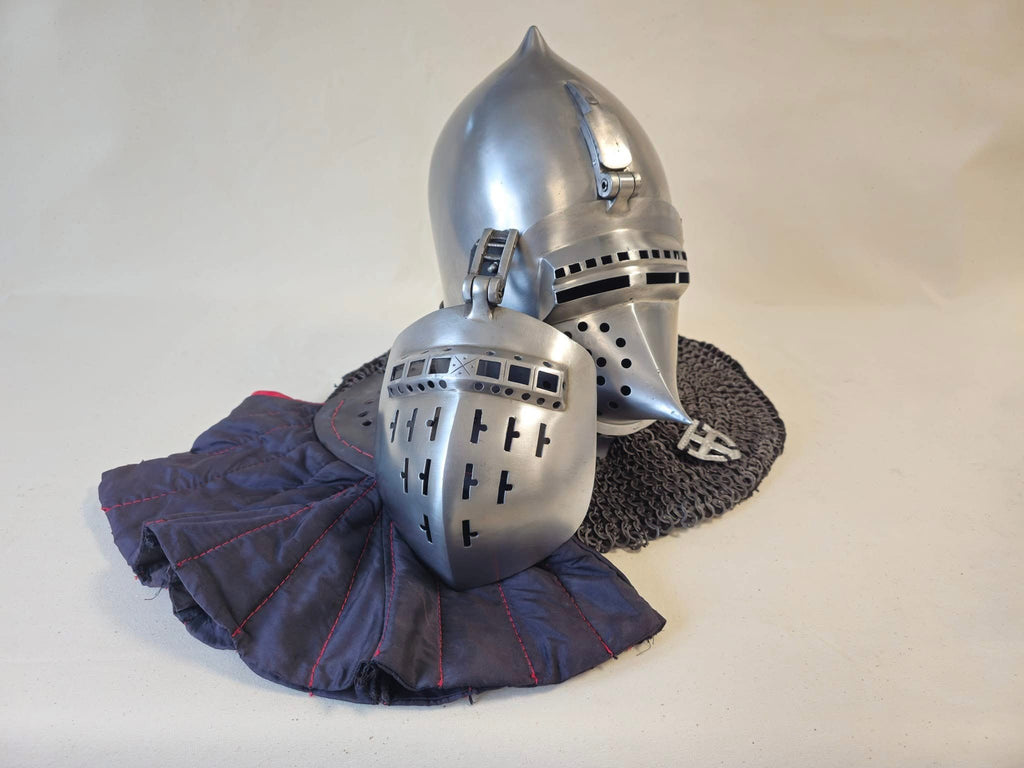 Klapvisor Bascinet – 14th Century