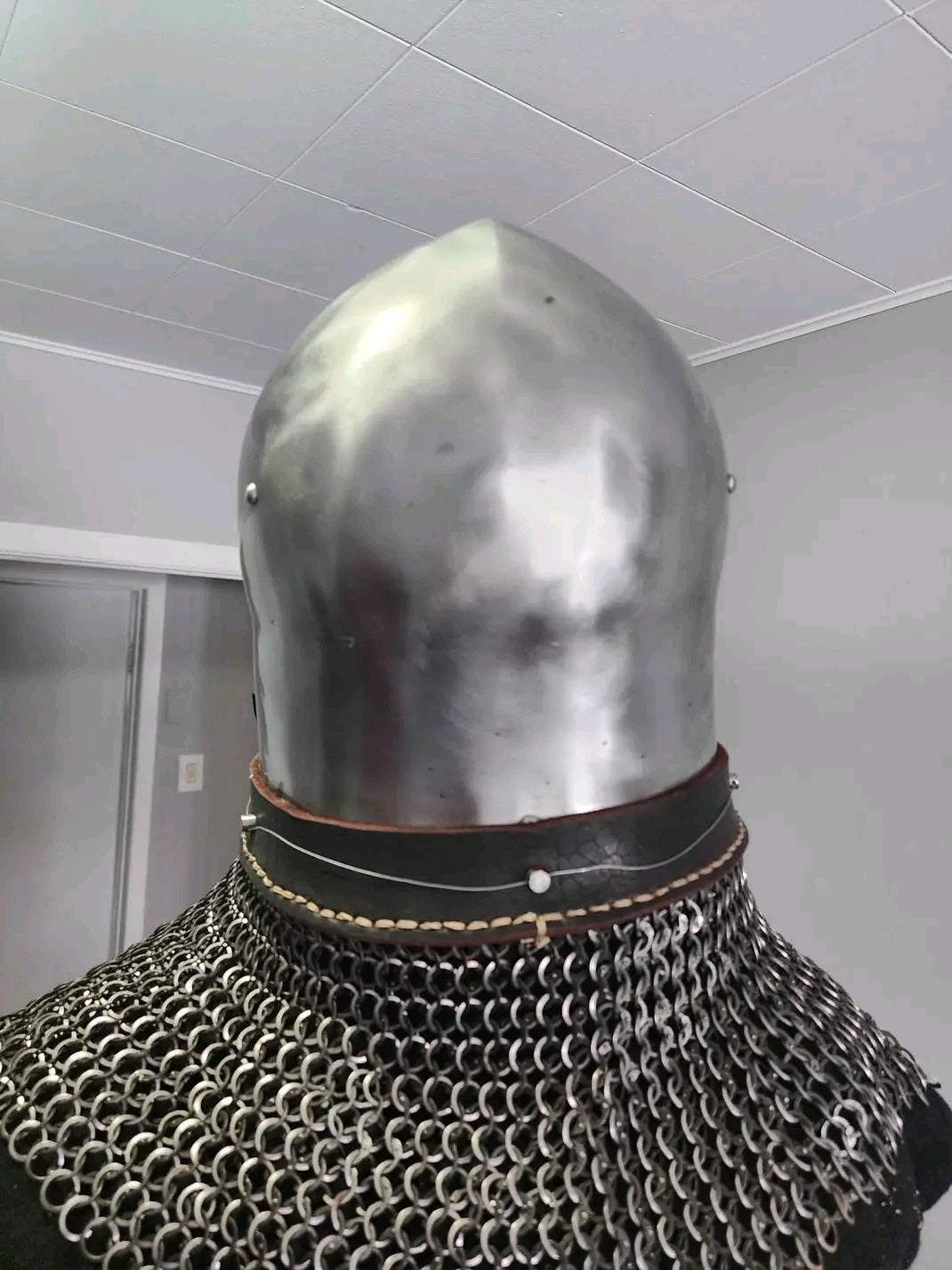 15th century buhurt helmet tempered