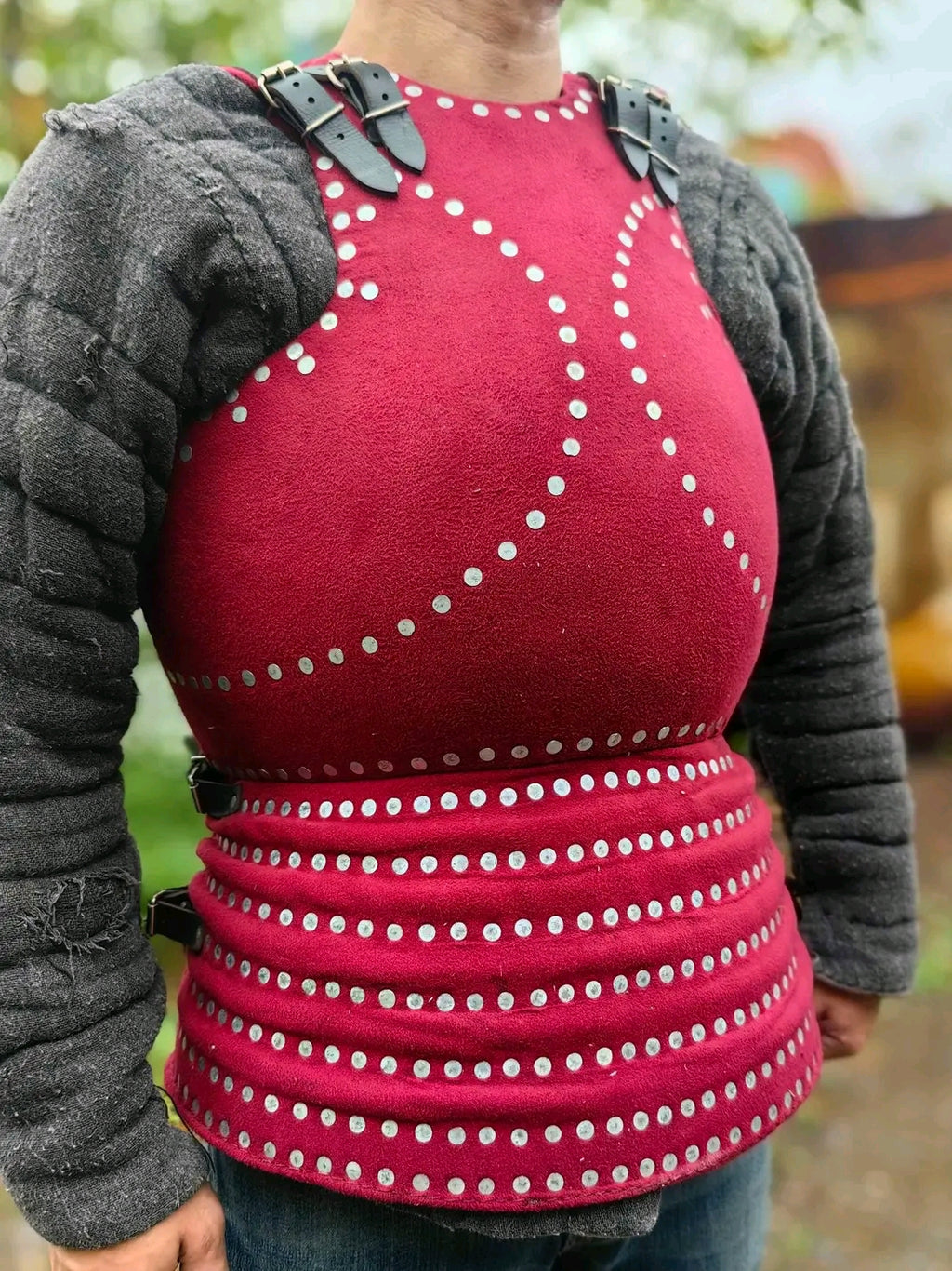 🛡 Brigandine en stock – Titane & Acier inoxydable