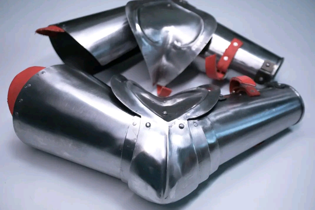 MILANESE PLATE ARMS (Spring Steel 1.2mm/1.5mm) – Hardened